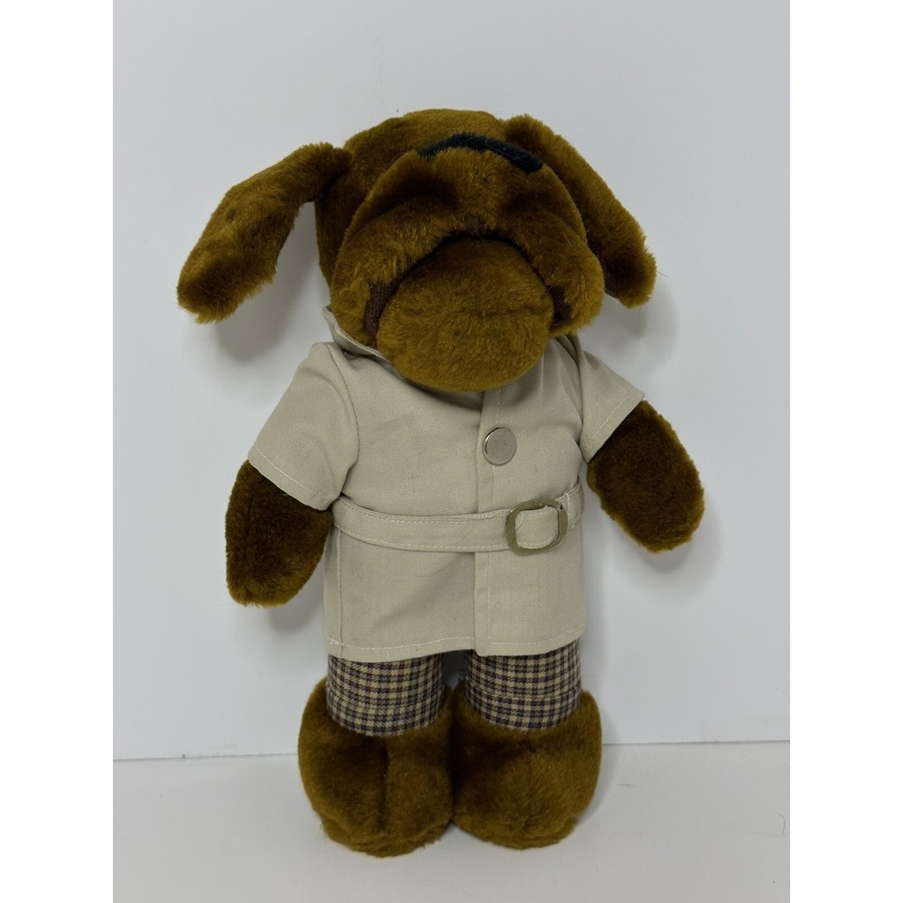 Vintage McGruff the Crime Dog Plush 1979-81 Dakin 9" Stuffed Animal Coat